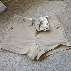 Tan Short Shorts