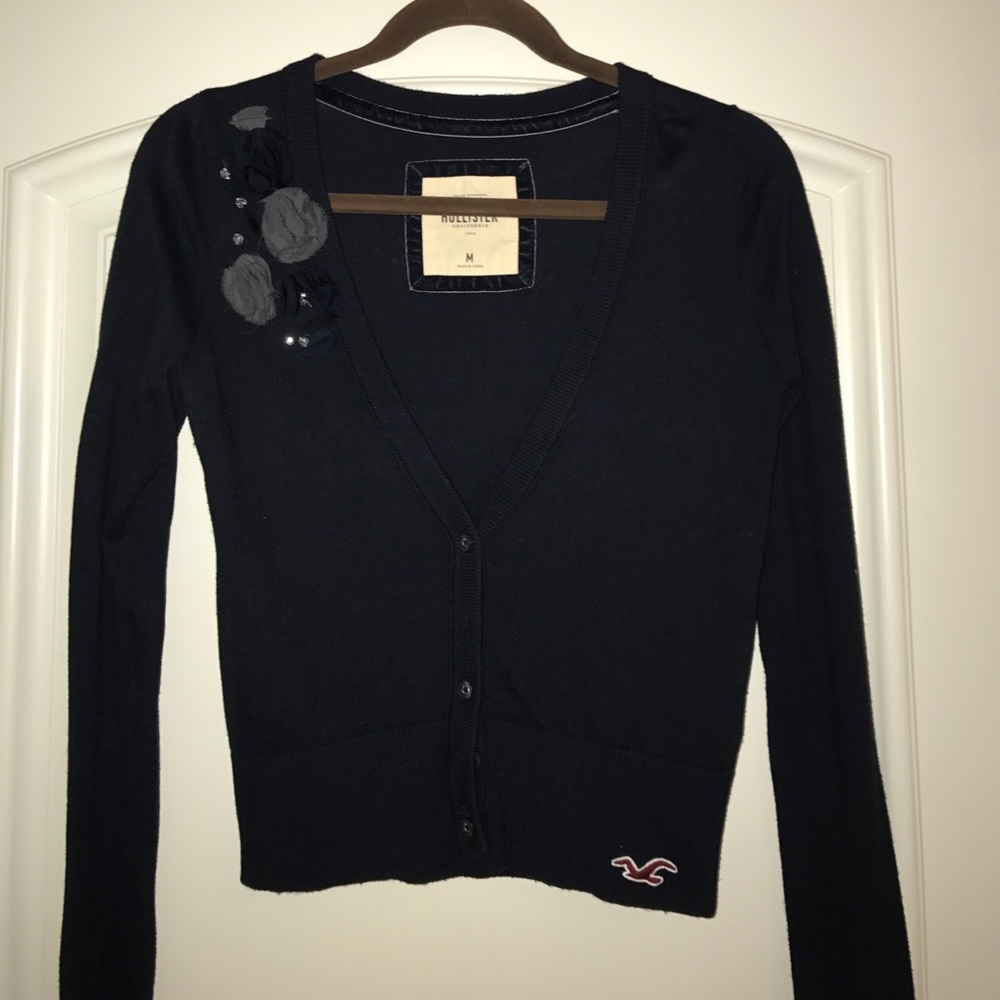 Hollister Jr's cardigan.