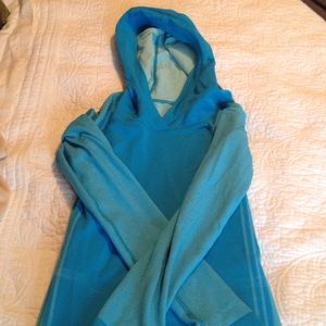 Athleta Blue Pullover Hoodie