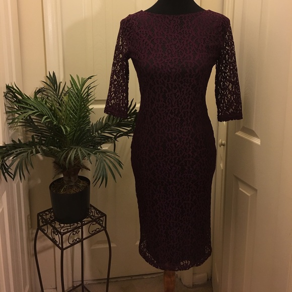 ASOS Petite Lace Midi Dress - Picture 2 of 5