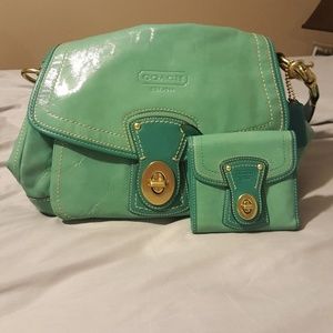 Coach purse and wallet
