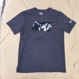 Nike Athletic cut tee w Arctic Camo design