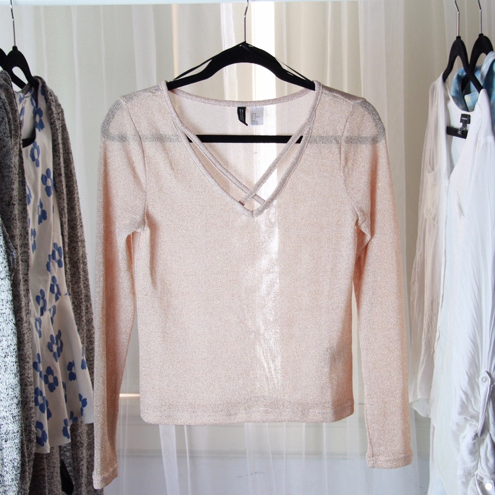 HM Gold Long Sleeve Shirt