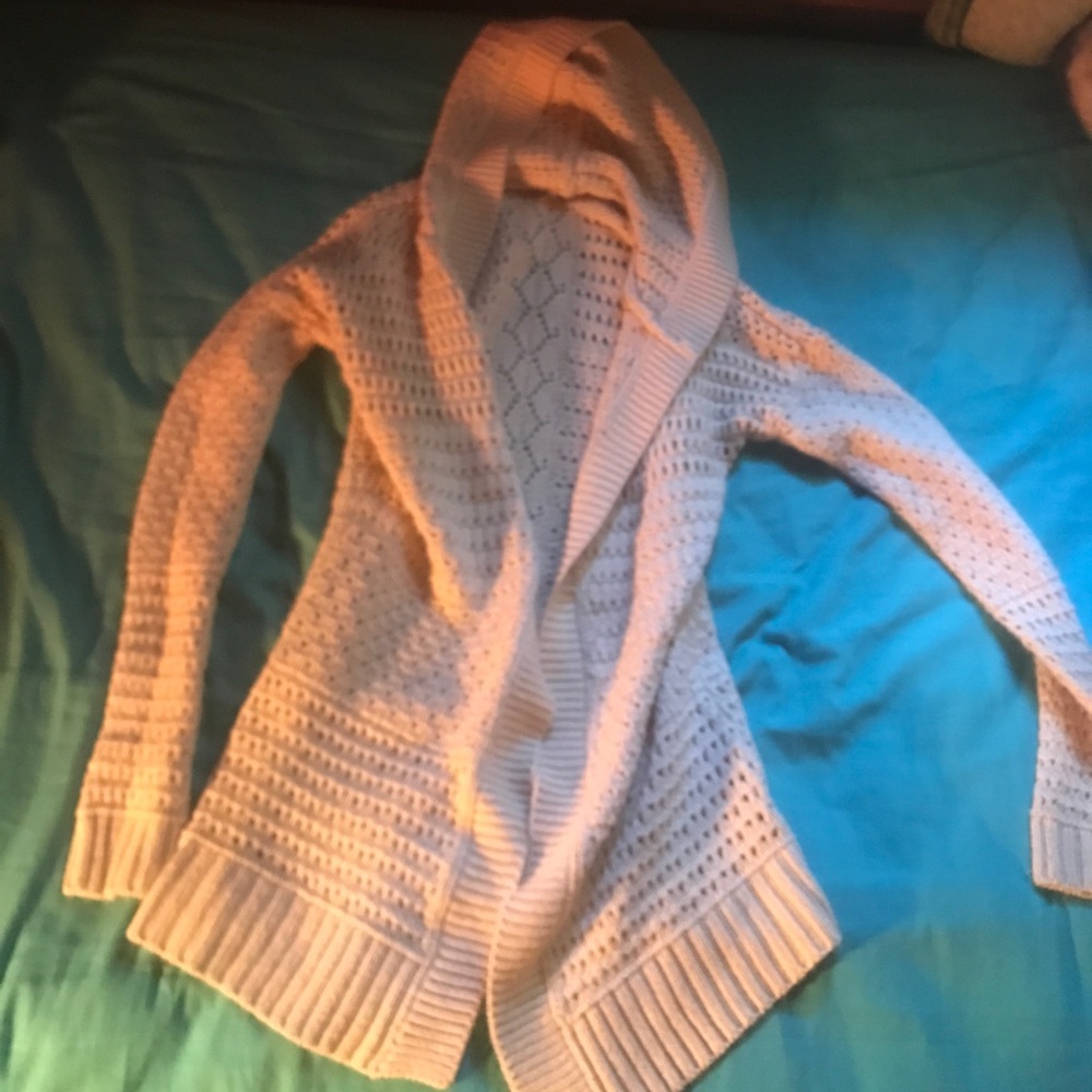 Cream colored cardigan