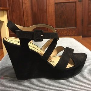 Size 9 Black Wedges