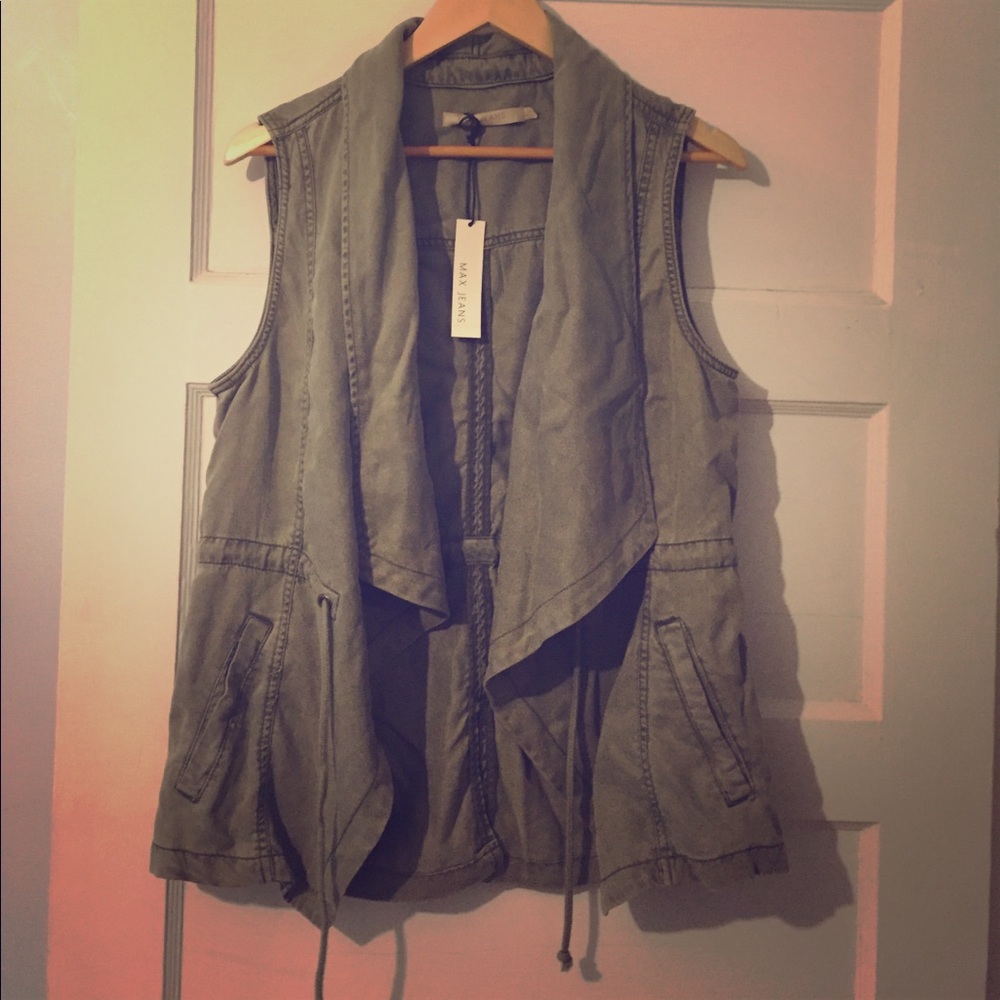 Green Cargo Vest