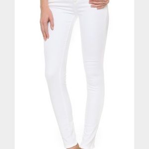 J Brand Skinny Leg White Jeans size 25