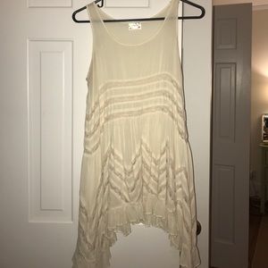 Free people cream tunic