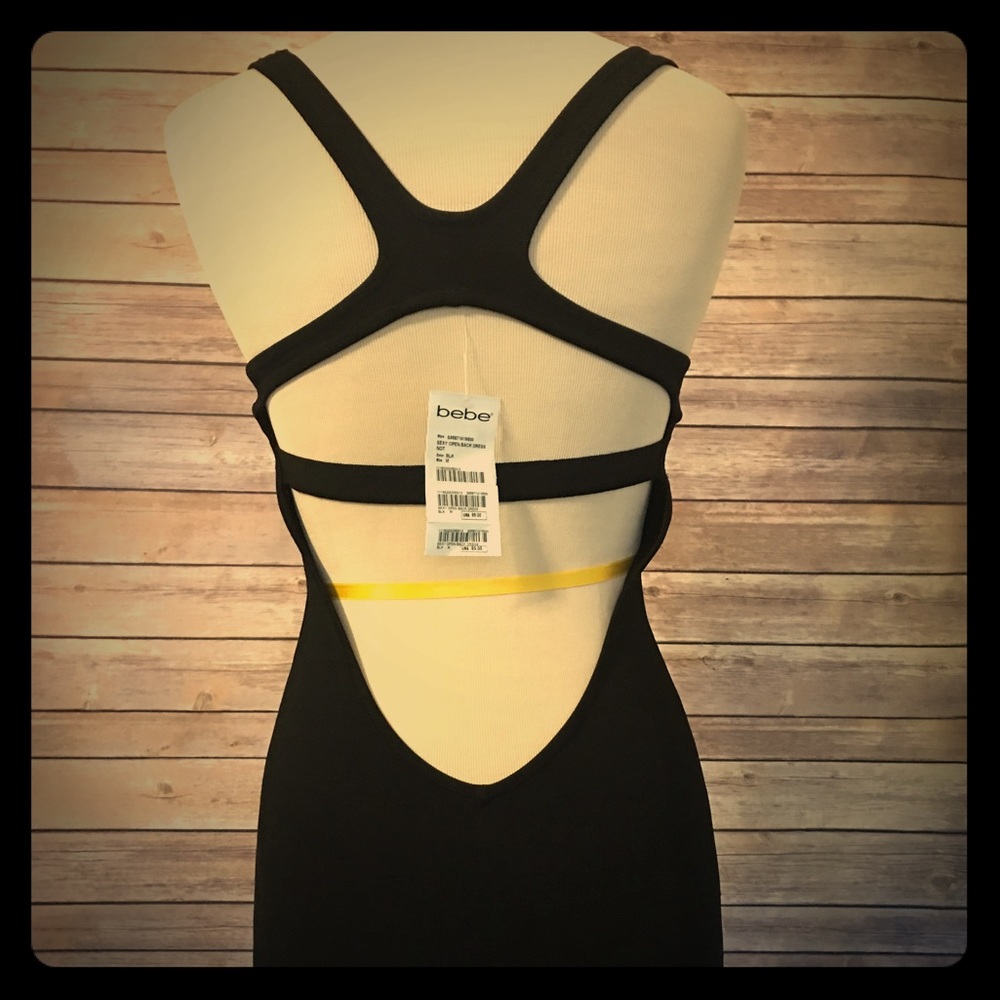 🌀Bebe🌀 SEXY BACKLESS BODYCON MINI XS/S/M