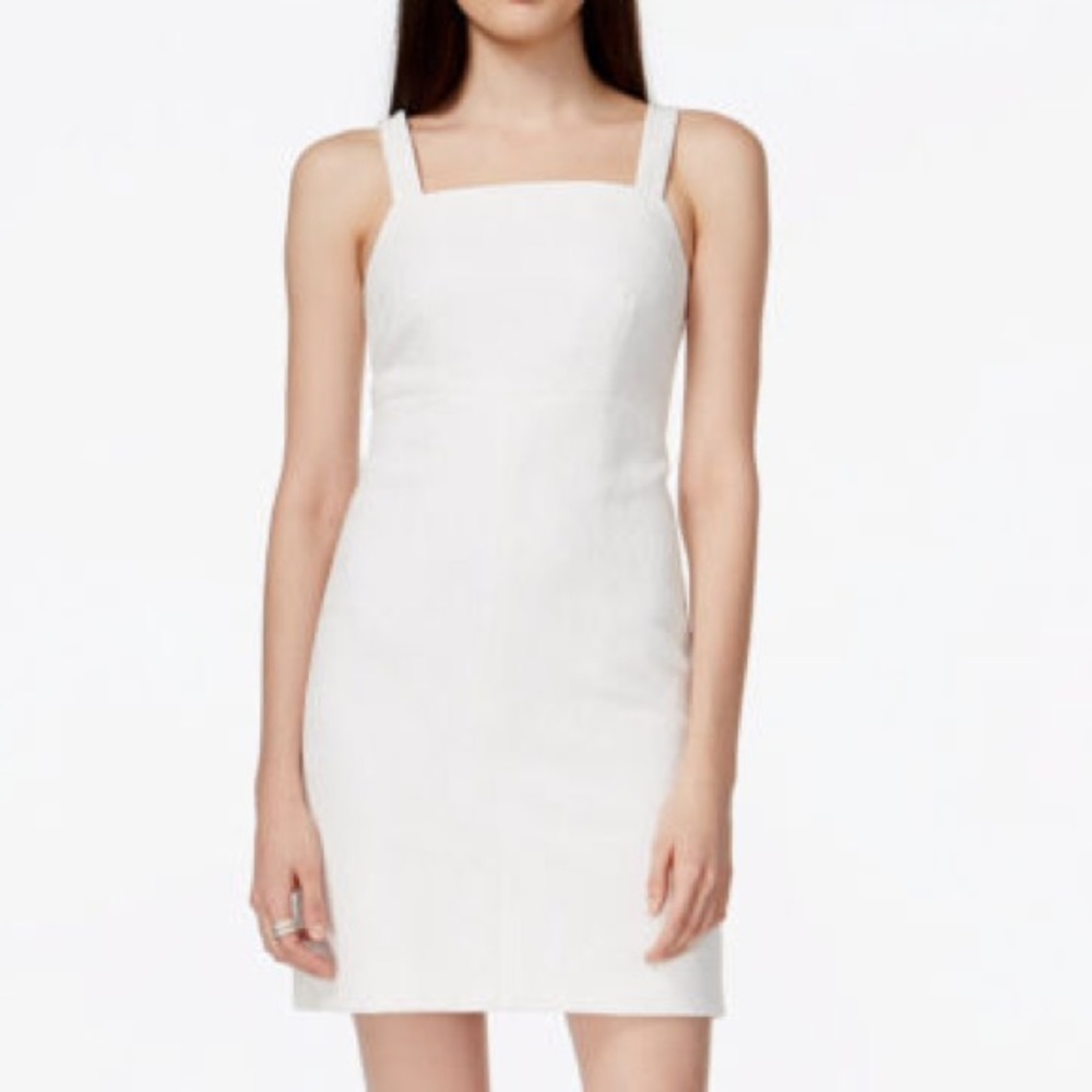 Michael Kors White Paisley Jacquard Dress