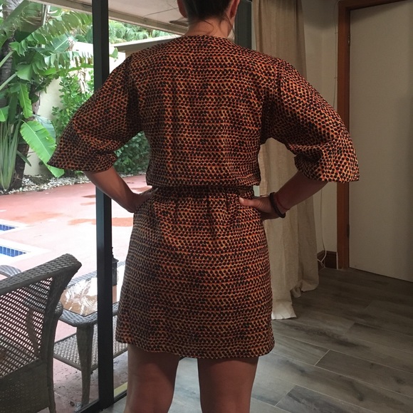 Multi-color patterned dress - Picture 2 of 3