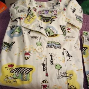 Two piece long sleeve pajama set