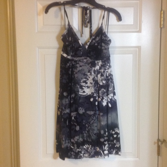 Grey watercolor sundress. - Picture 1 of 1