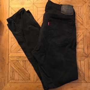 Levi's 510 black jeans