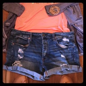 American Eagle high waisted shorts size 14