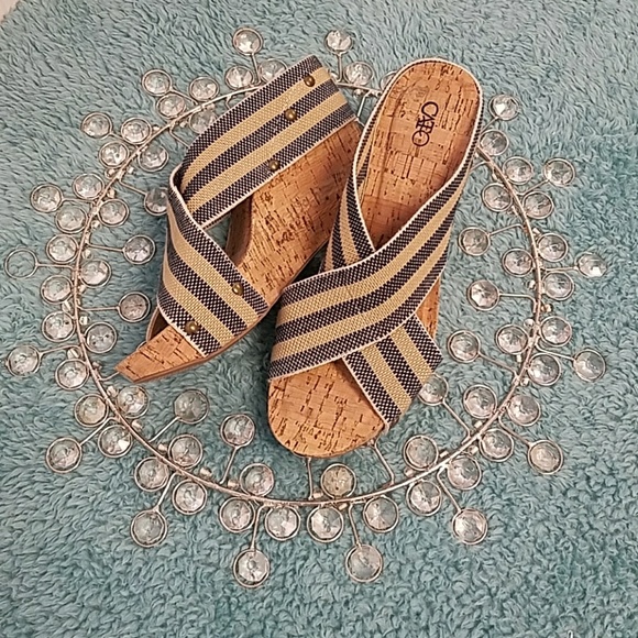 Cato Shoes Cato Cork Wedges Nwob Poshmark