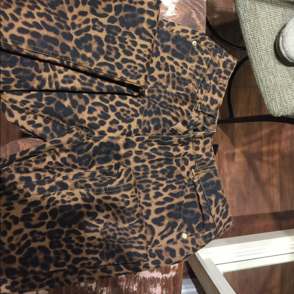 Leopard pants