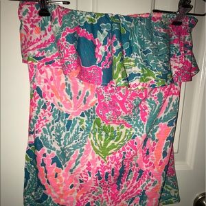 Lilly Pulitzer strapless top