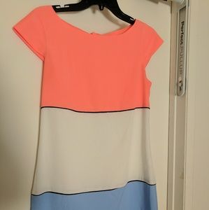 Color Block Shift Dress