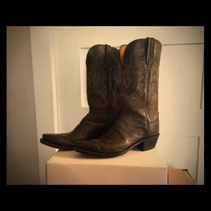 1883 by Luchesse Women's Cowboy Boots - 8C, Dk Brn
