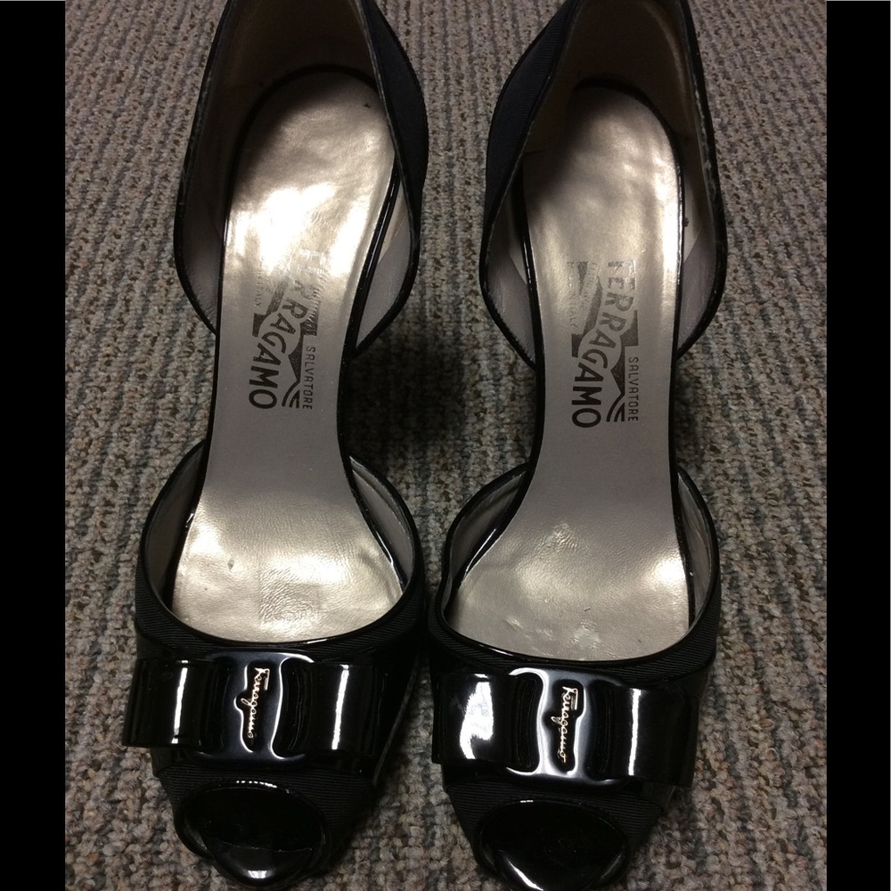 Black Ferragamo Heels