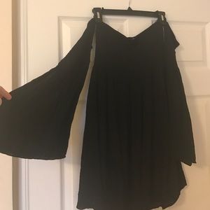 Black off the shoulder dress
