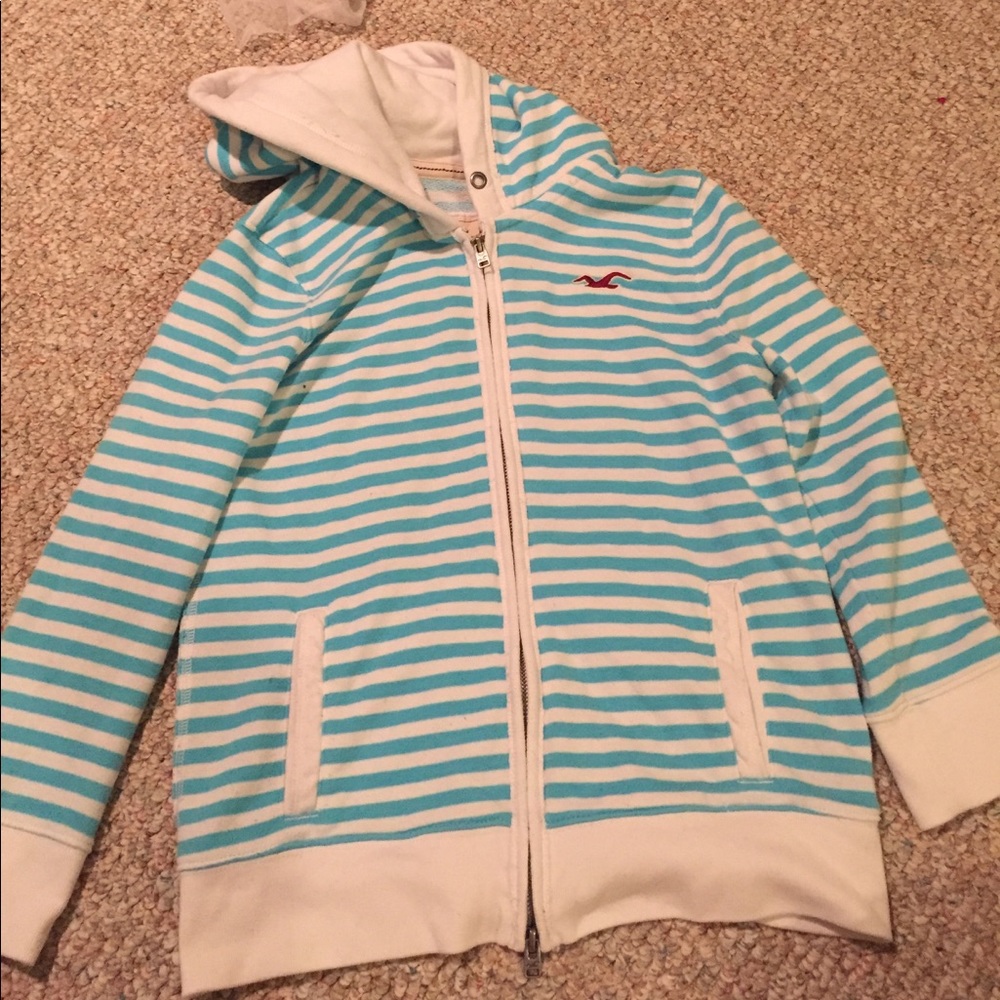 Striped Crop Sweatshirt