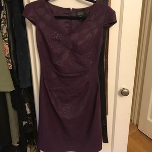 Adrianna Papell purple work dress