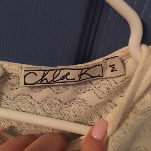 White peplum top - Picture 3 of 3