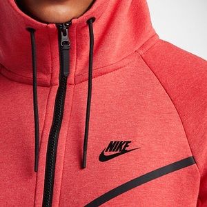 Nike Tech Fleece Red Windrunner- Men's