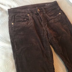 Skinny corduroys