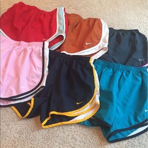 SIx Nike Tempo Shorts