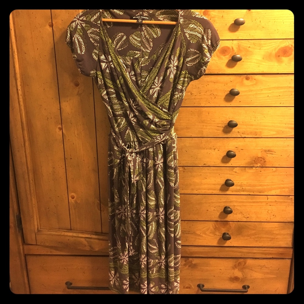 Ellen Tracy fit and flare midi dress