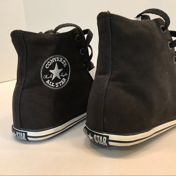 NWOT Converse Chuck Taylor Slim High Men 11 Black - Picture 3 of 5