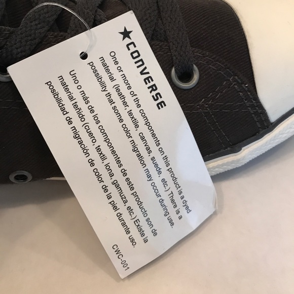 NWOT Converse Chuck Taylor Slim High Men 11 Black - Picture 5 of 5