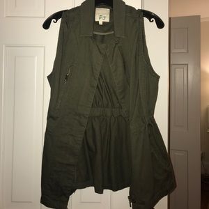 Olive vest