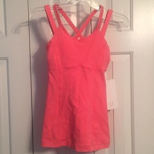 Lululemon Happy Strappy Pink Tank