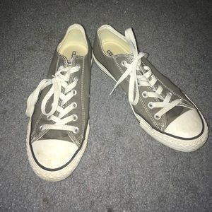 low-top grey converse