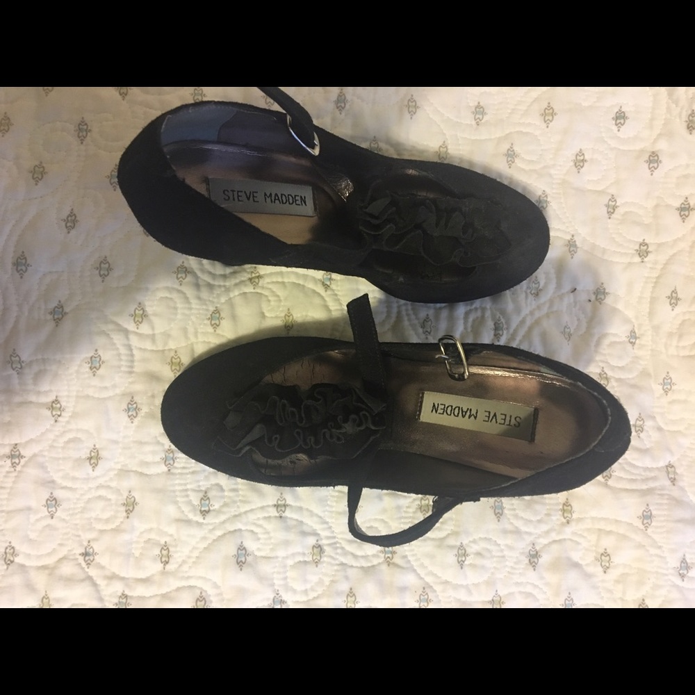 Steven Madden black heels