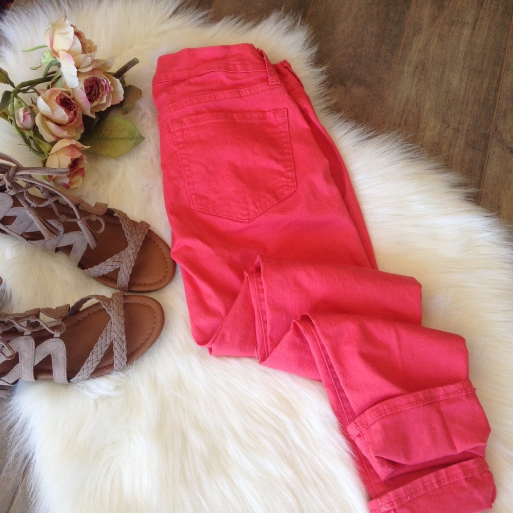 old navy "the rockstar" cropped pants