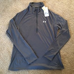 NEW NWT Under Armour 1/4 Zip Grey XL