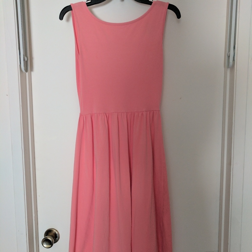 Mid Calf Jersey Coral Asos Dress