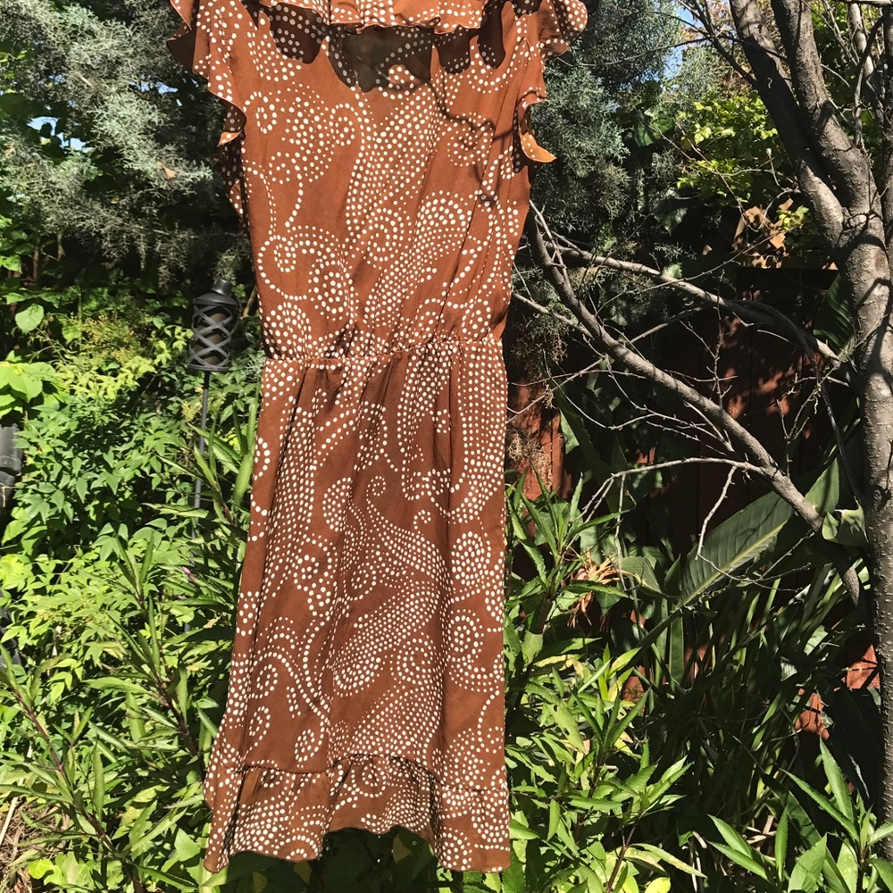 Brown Vintage Dress - Picture 2 of 3