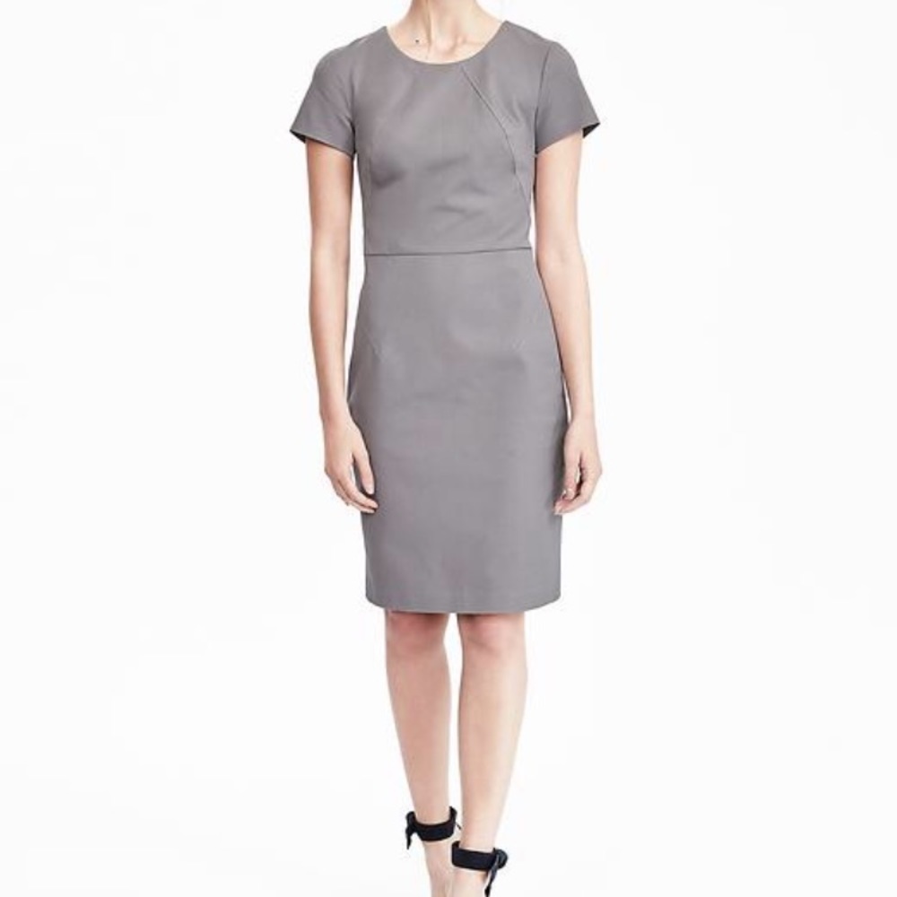 Banana republic Lavender/grey shift dress