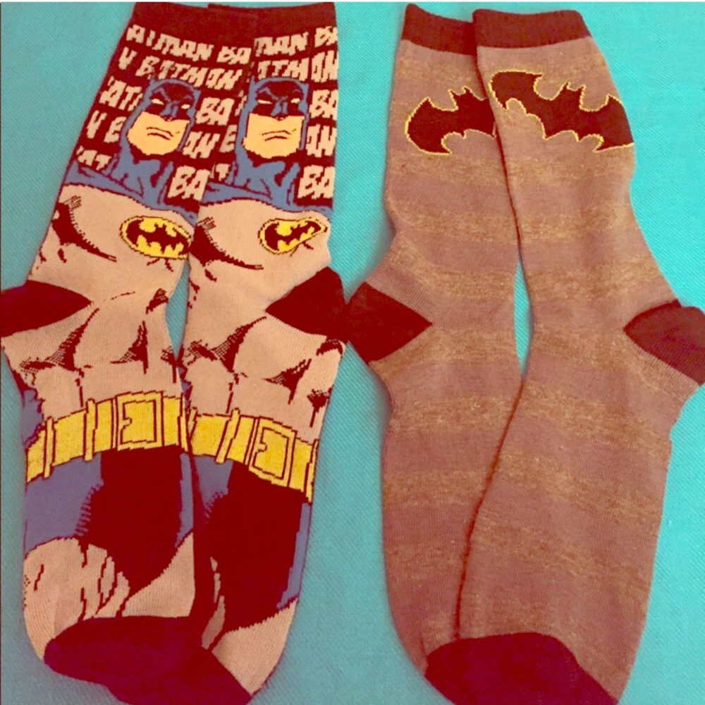 😜HP🙃 Batman Kids Socks, 2PK