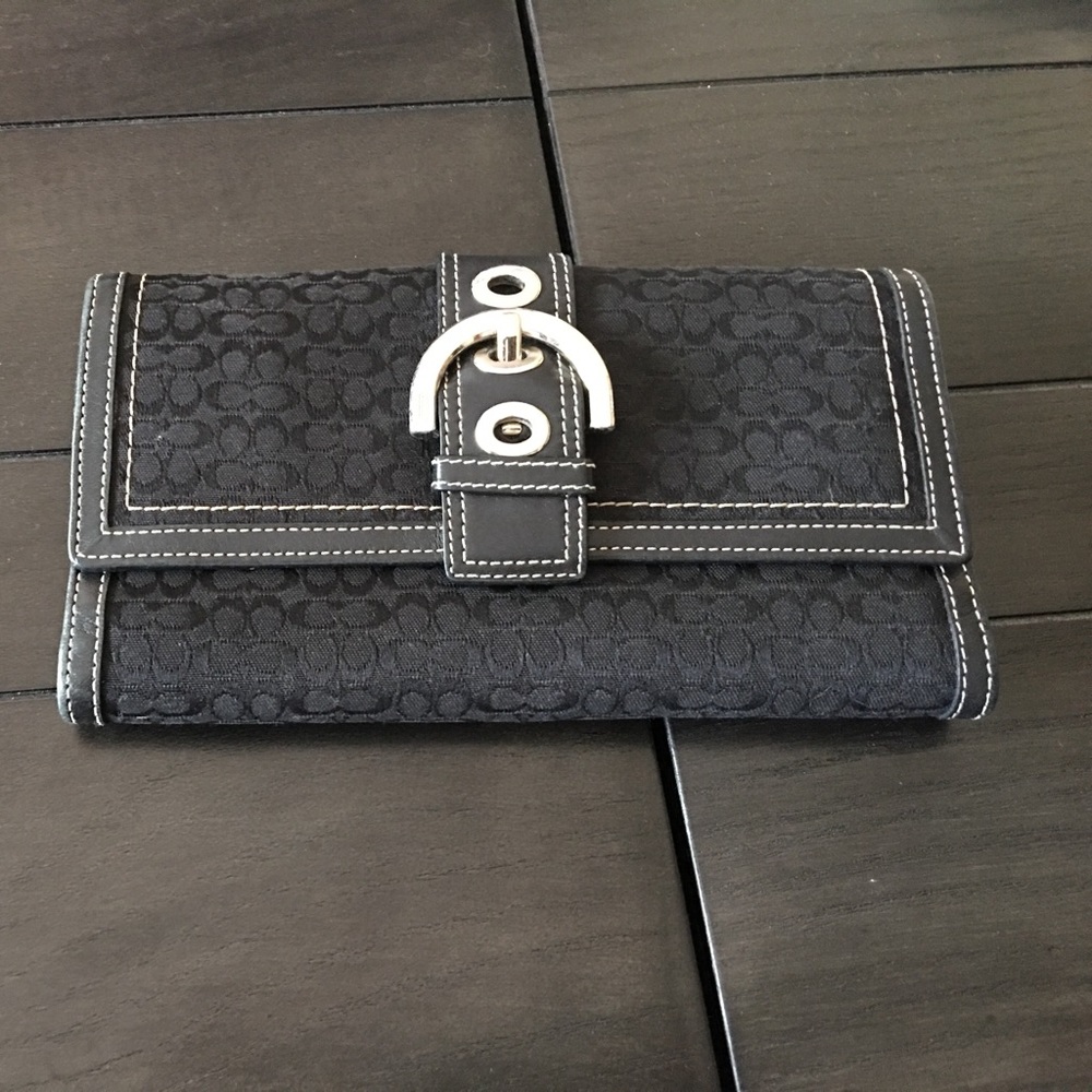 Coach fold out wallet