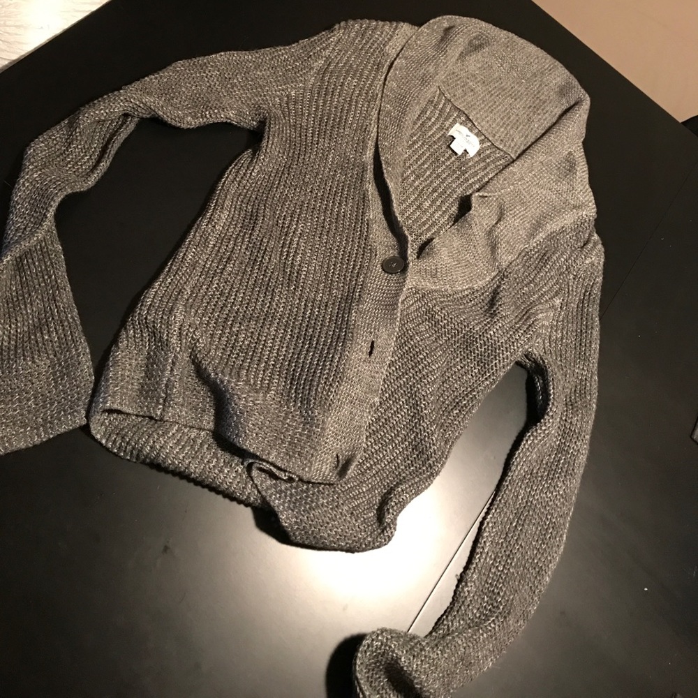 Gray knit sweater from American eagle