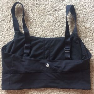 Lululemon black sports bra