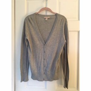 Gray cardigan