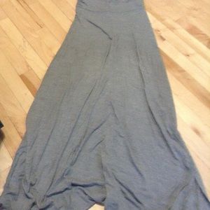Light gray maxi skirt